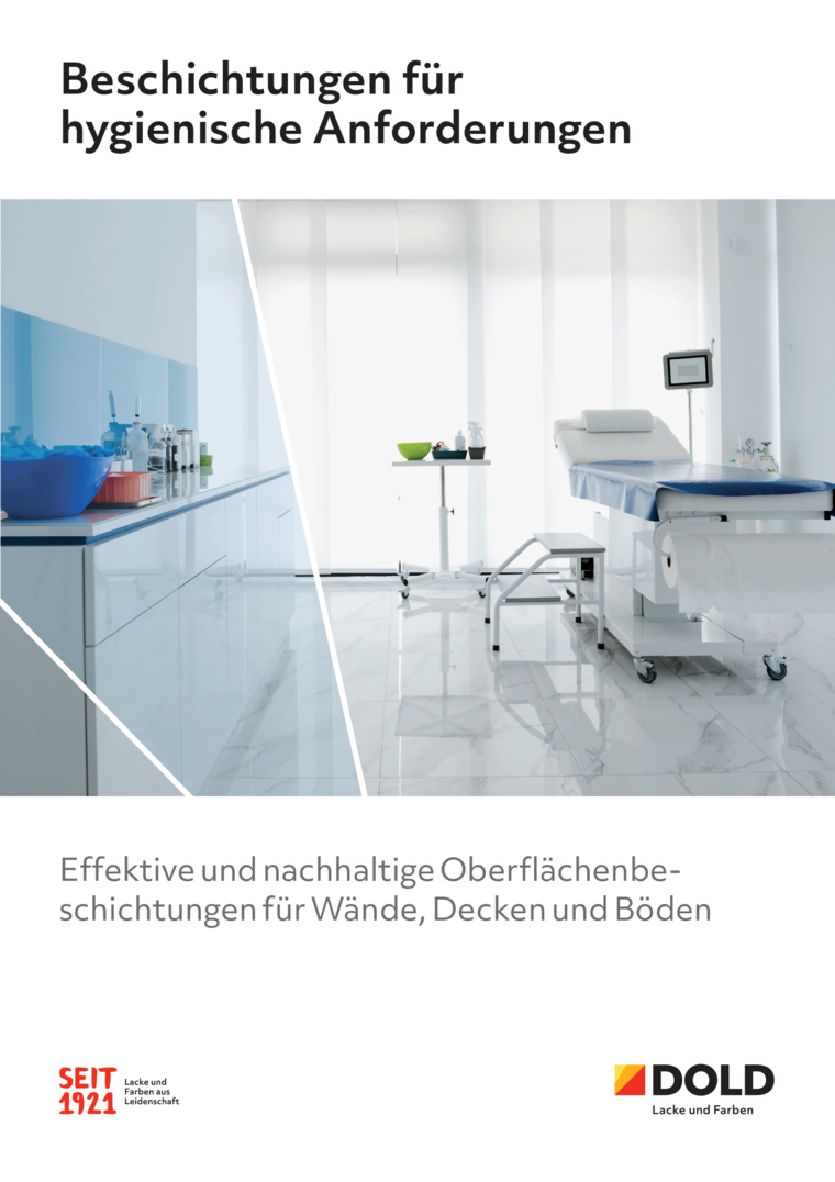 Brosch&uuml;re Beschichtungen Hygiene