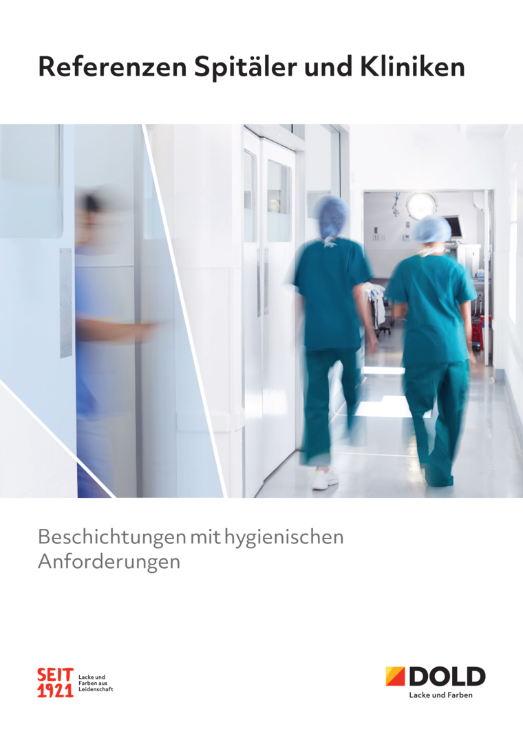 Brosch&uuml;re Referenzen Spit&auml;ler und Kliniken