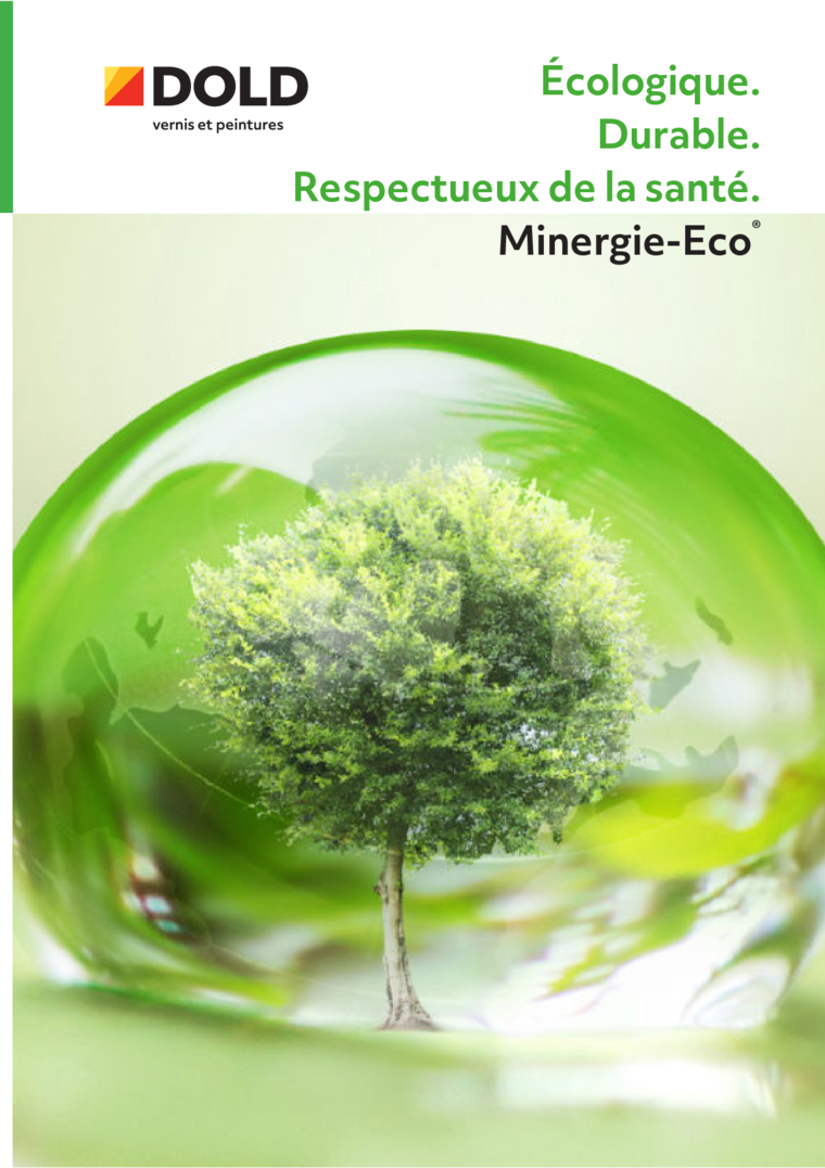 Brochure Minergie Eco