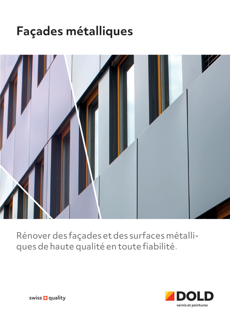 Brochure Fa&ccedil;ade m&eacute;tallique