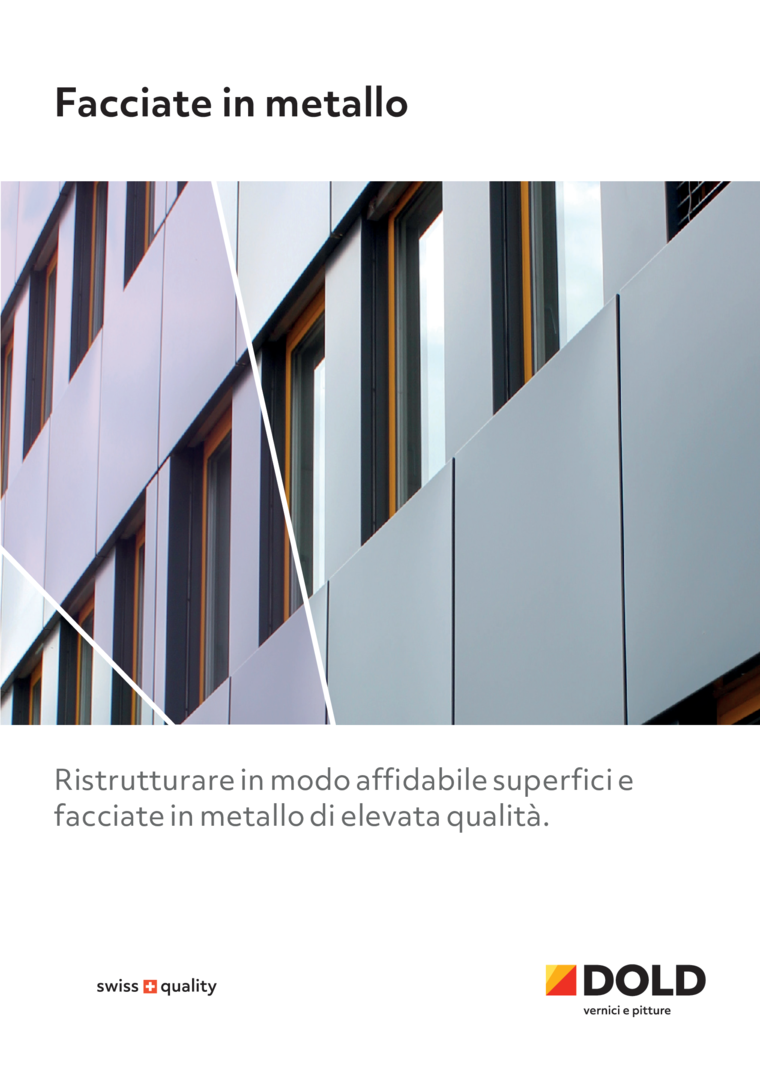 Brochure Facciate in metallo