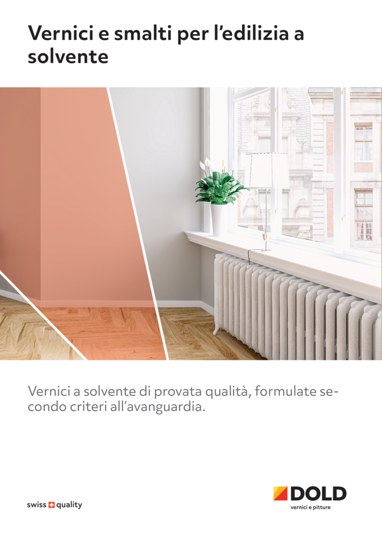 Brochure Vernici e smalti per l&rsquo;edilizia a solvente