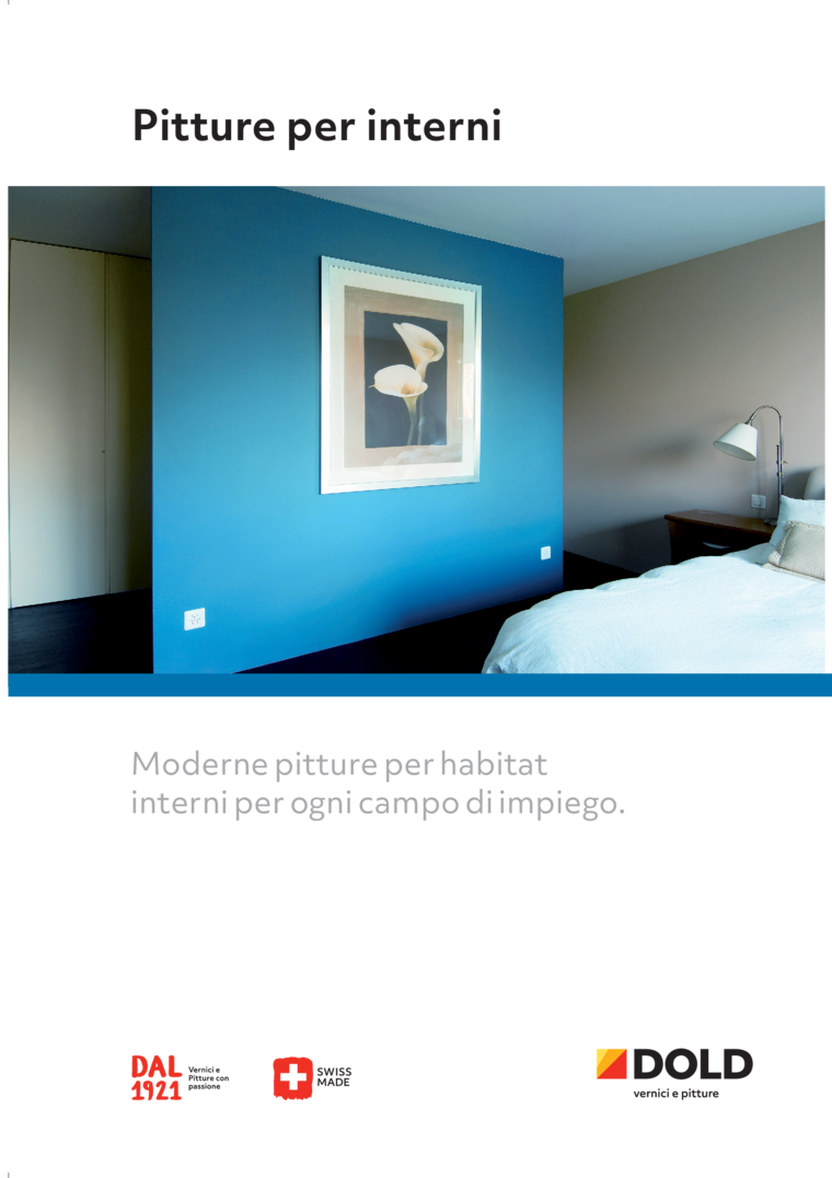 Brochure Pitture per interni