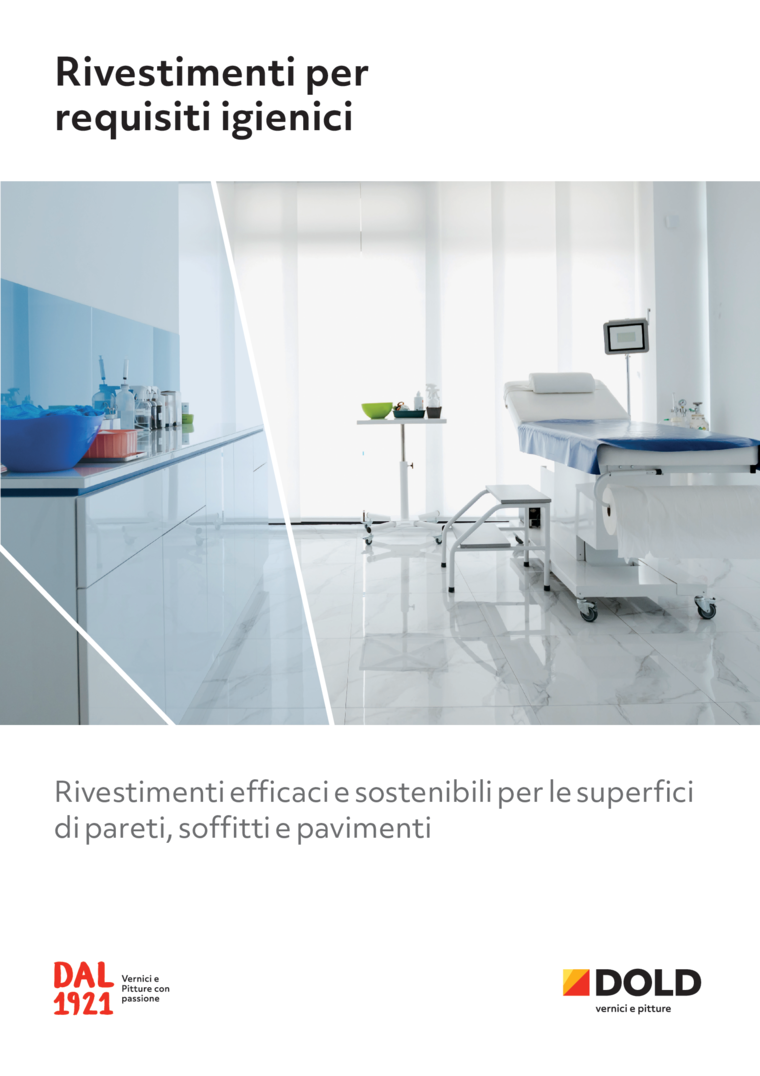 Brochure Rivestimenti per requisiti igienici