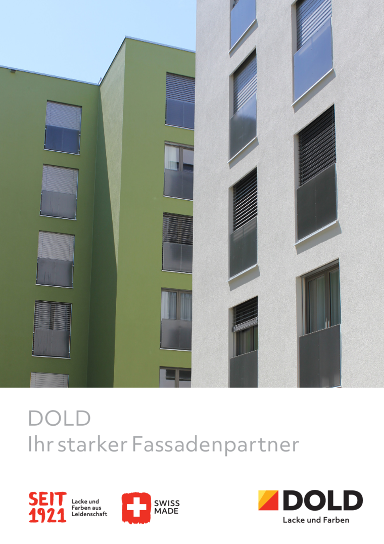 Flyer Argumentarium Fassadenfarben