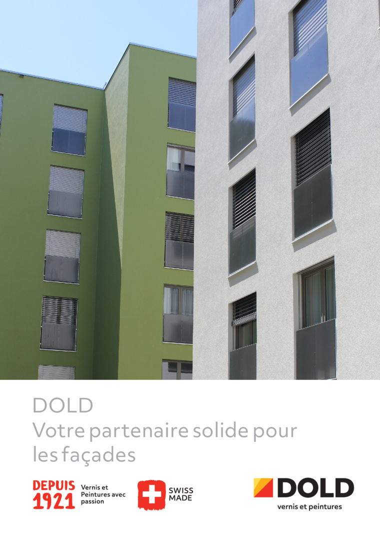 D&eacute;pliant Argumentaire peintures pour fa&ccedil;ades