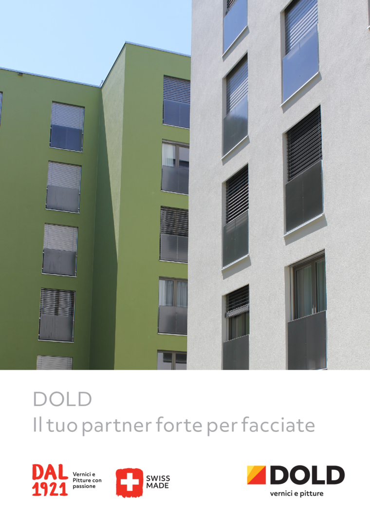 Volantino Vernici per facciate Argumentarium