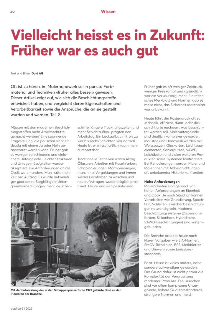 Nachdenken &uuml;ber gestern und heute (Teil 2.)
